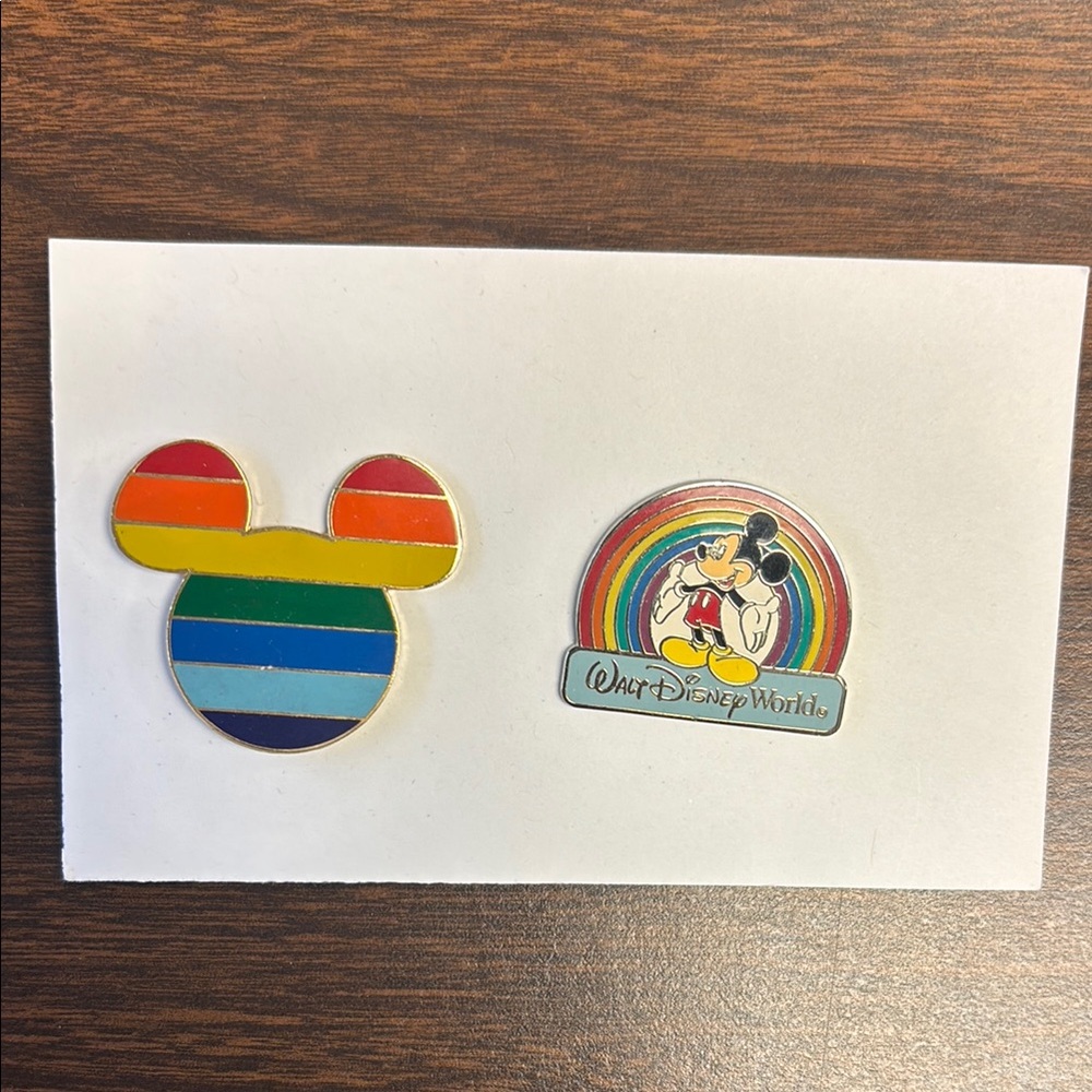 Disney Rainbow Pride Mickey Pins